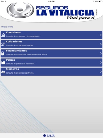 Vital Movil para iPad screenshot 2