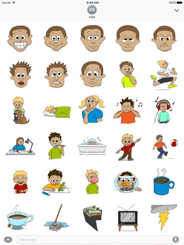 Stickertoons – Colorful stickers for iMessage screenshot 2