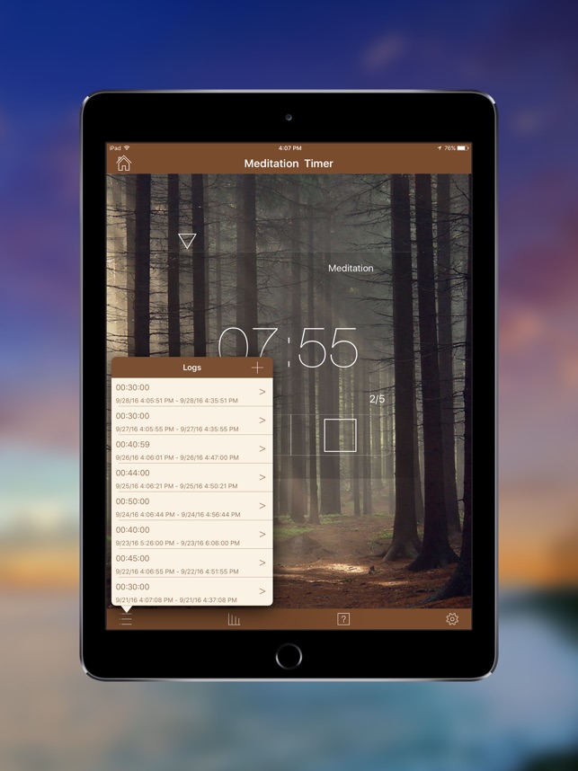 Meditation Timer Pro for iPad(圖4)-速報App