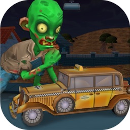 Spooky Zombie Town Car Race Pro