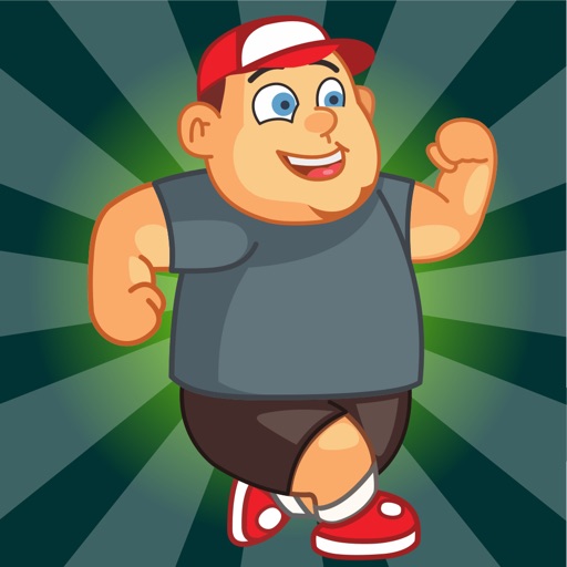 Fat Boy Run - Fun Jump & Race Free Games for Kids Icon