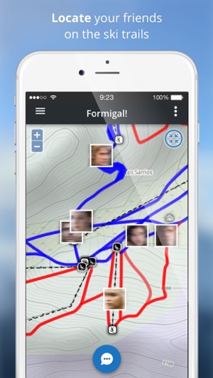 Skitoki: world ski trails, GPS sharing a