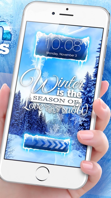 How to cancel & delete Frozen Wallpaper – Winter Background Themes from iphone & ipad 2
