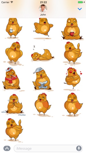 Hen - Stickers for iMessage(圖2)-速報App