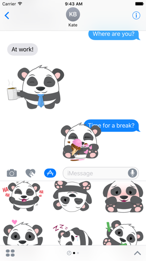 Oh Panda! Stickers(圖2)-速報App