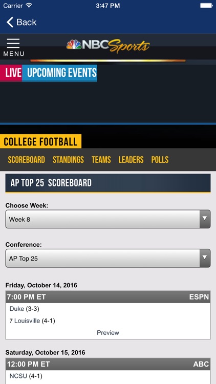 College Football Scoreboard, News and Live Scores screenshot-4