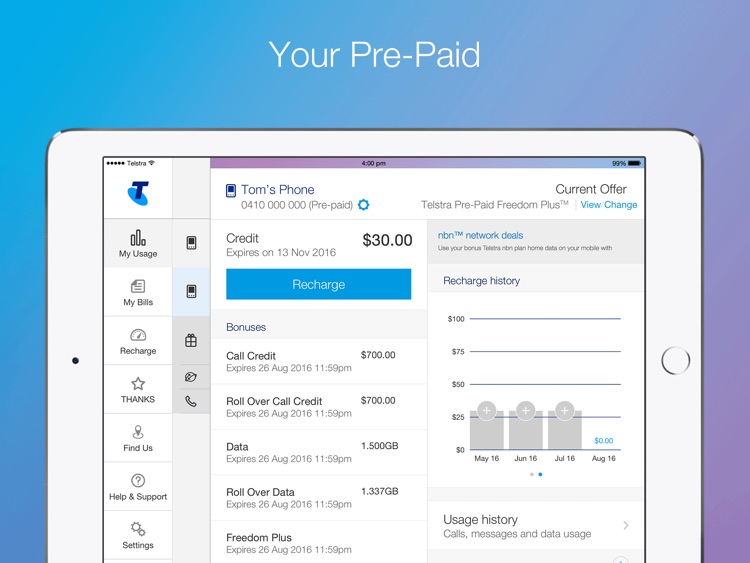 Telstra 24x7 for iPad