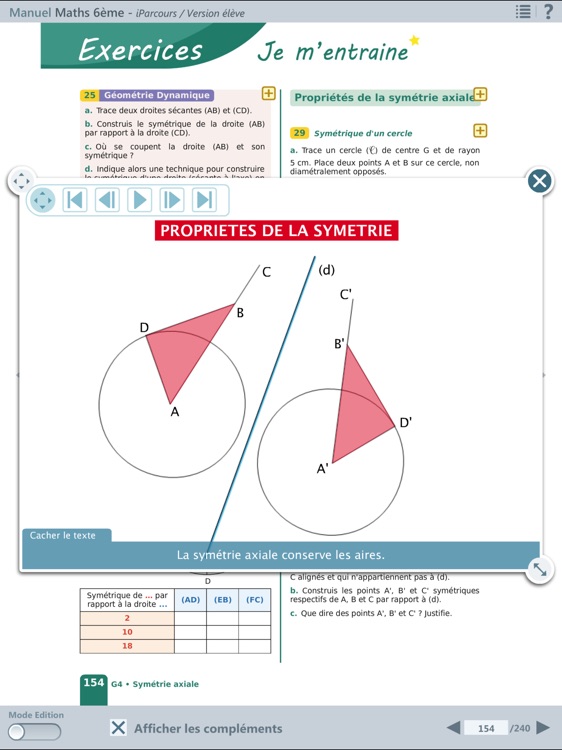 iParcours Maths 6e screenshot-4
