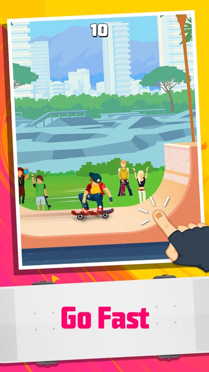 Halfpipe Hero - Retro Arcade Skateboarding screenshot-0