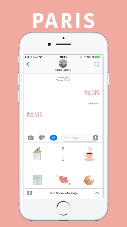 Paris Stickers iMessage