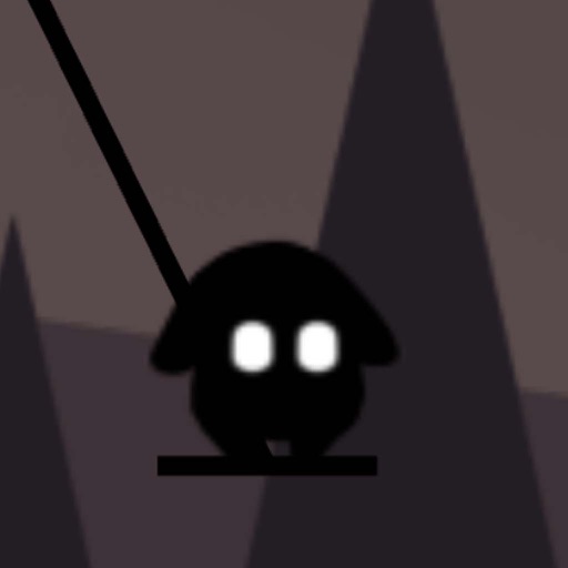 Rock 2-small black swing jump icon