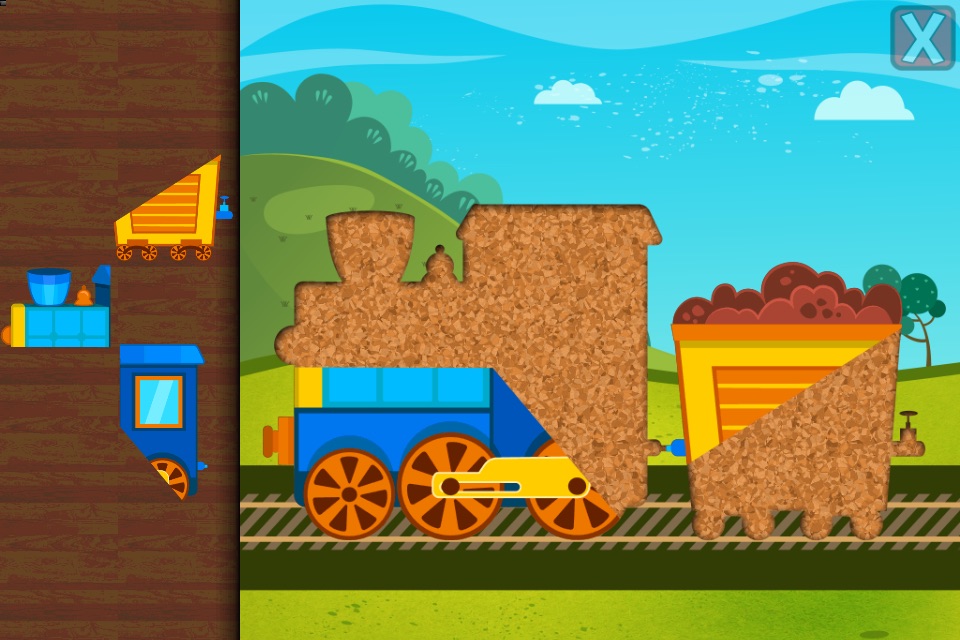 Kids Train Puzzle for Toddlers screenshot 2