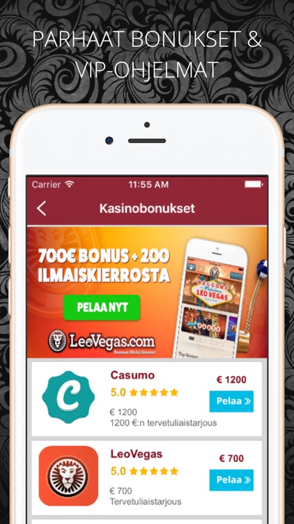 Suomi Kasino: mobiili & netti casino bonuskoodi