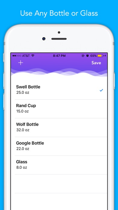 How to cancel & delete 1 Gallon - Daily Water Journal from iphone & ipad 3