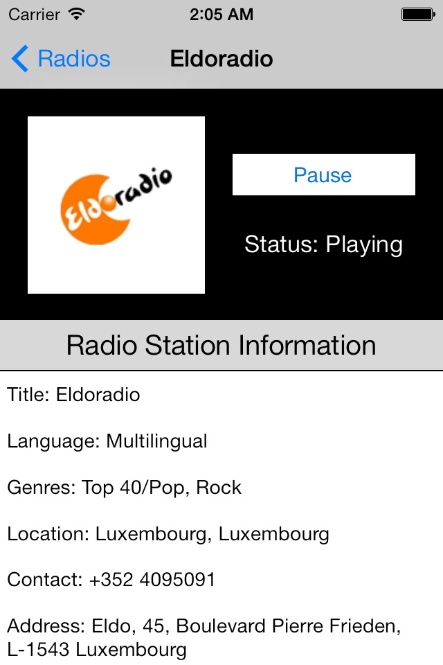 Luxembourg Radio Live Player (Lëtzebuerg) screenshot 3