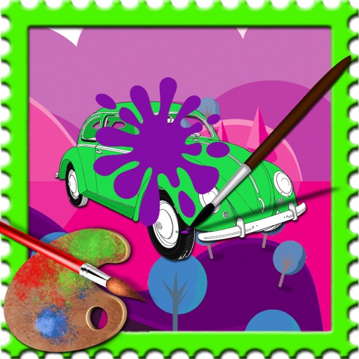 Coloring Pages car Version iOS App