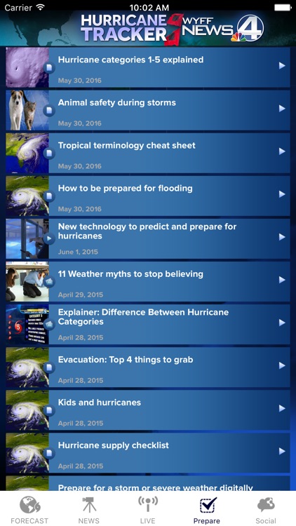 Hurricane Tracker WYFF 4 screenshot-3