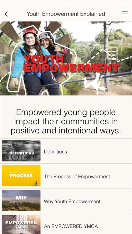 YMCA Australia Youth Empowerment