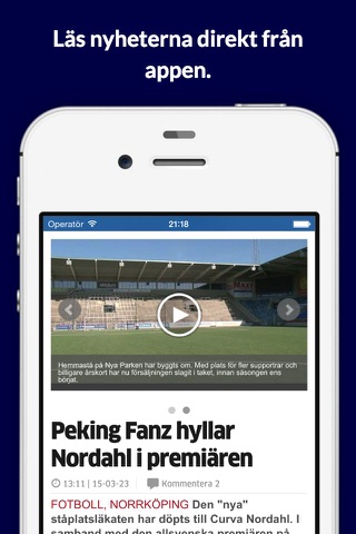 Go Peking: Om IFK Norrköping screenshot 2