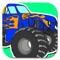 Fast Game Coloring Page Monster Truck Free Version