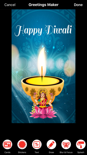 Diwali Greeting Cards Maker(圖5)-速報App