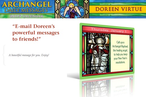 Archangel Messages 2015 Calendar - Doreen Virtue screenshot 3