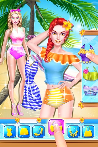 Summer Beach PARTY! Dress Up Beauty Game screenshot 4