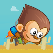 猴子冒险：运行和跳跃