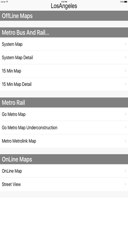 Los Angeles - Bus Rail Metro and Street View Maps screenshot-4