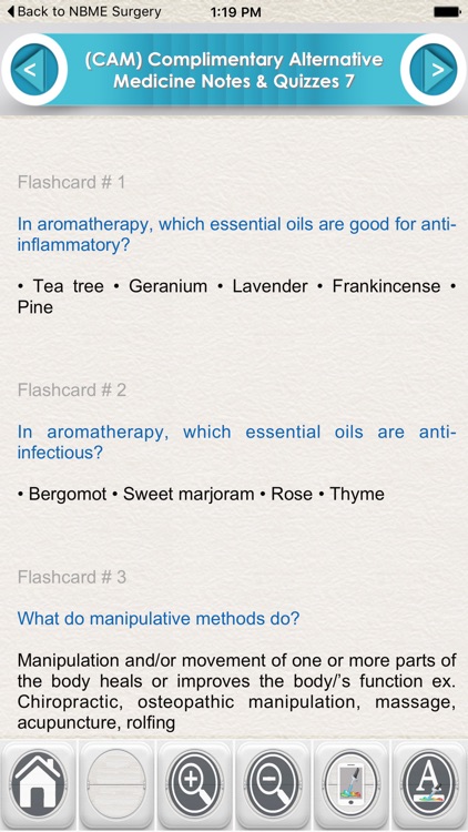 CAM Complimentary Alternative Medicine 2200 Q&A
