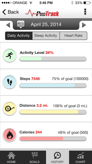 ProTrack Fitness screenshot 2