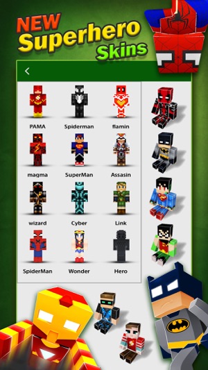 SuperHero Skins Creator - Minecraft Pock