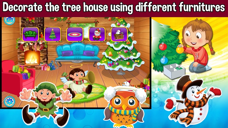 Santa's Christmas Treehouse Builder screenshot-4