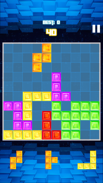 Tetra Brick Puzzle Game - 10x10 Blitz Challenge screenshot 2