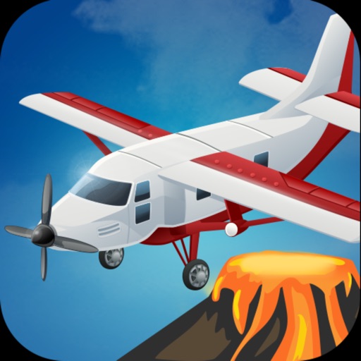 Airplanes VS Volcano 3D iOS App