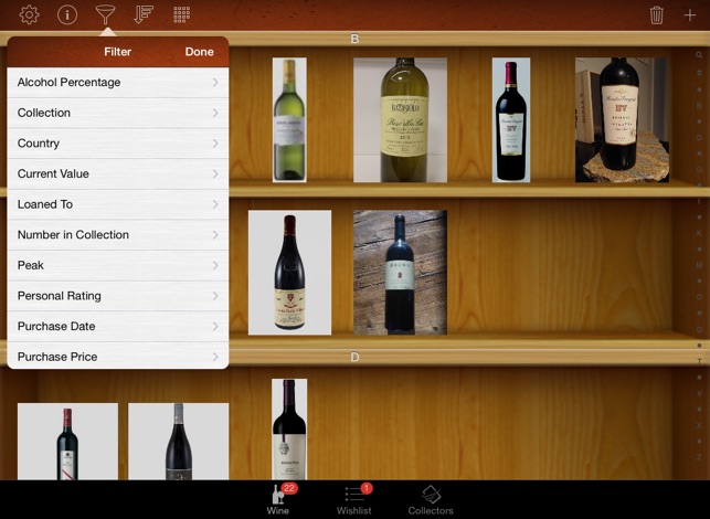 Wine Collectors for iPad(圖3)-速報App