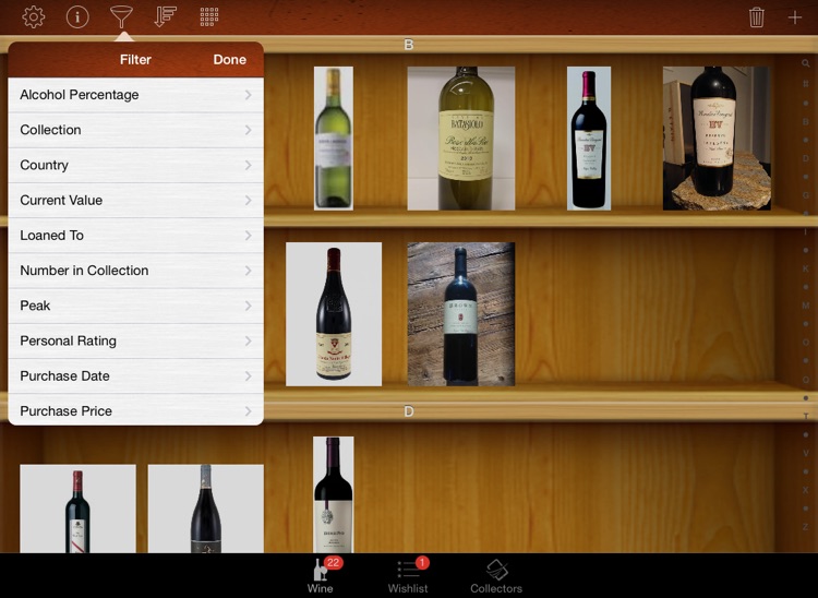 Wine Collectors for iPad