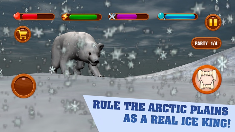 Wild Arctic Bear Survival Simulator 3D Full screenshot-4