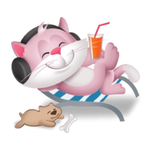 Pinky The Cat Stickers icon