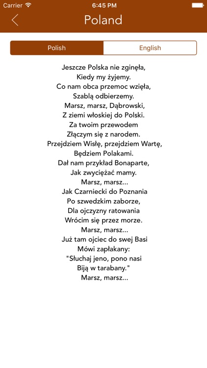 Poland National Anthem