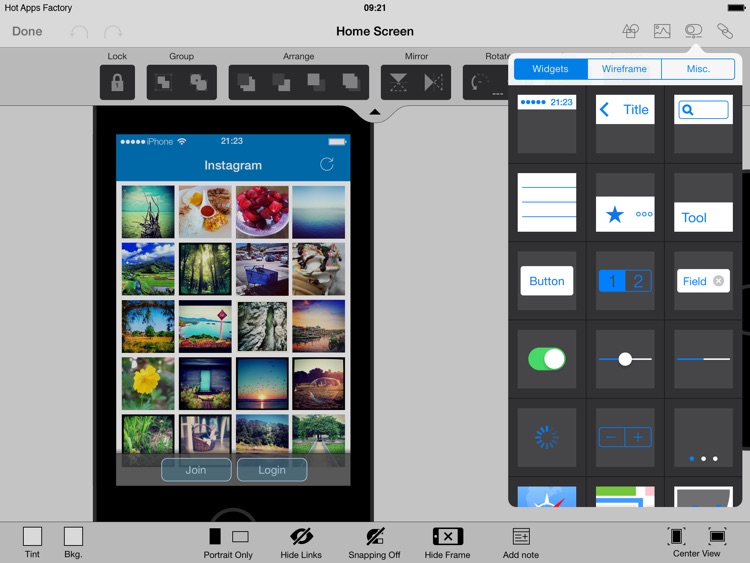 AppCooker - Prototyping & Mockup Studio for iOS