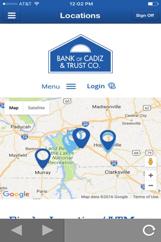 Bank of Cadiz & Trust Co. screenshot 4