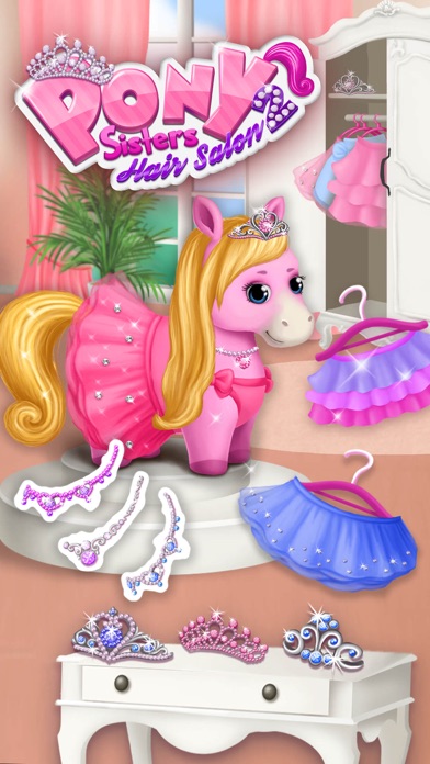 How to cancel & delete Pony Sisters Hair Salon 2 - Pet Horse Makeover Fun from iphone & ipad 1