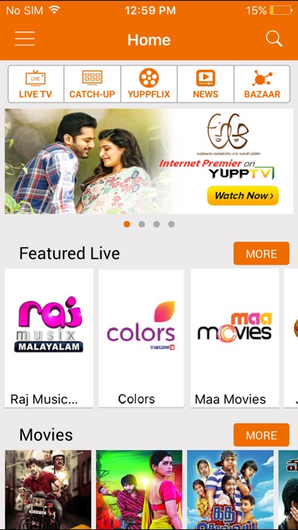 YuppTV - Live TV & Movies