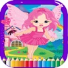 Princess Art Coloring Book - for Kids