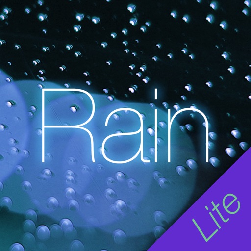 Rain Sounds for Sleeping Lite: HD Natural track and with 24-hour countdown timer iOS App