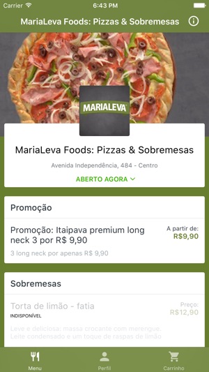 Maria Leva Restaurante Delivery(圖2)-速報App