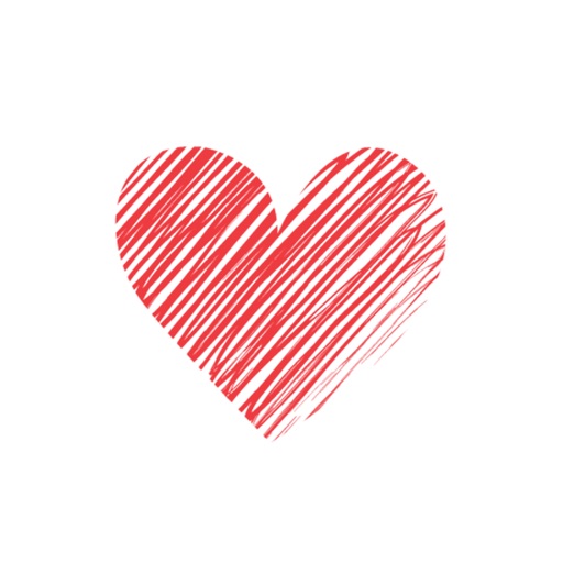 Red Heart Stickers iOS App