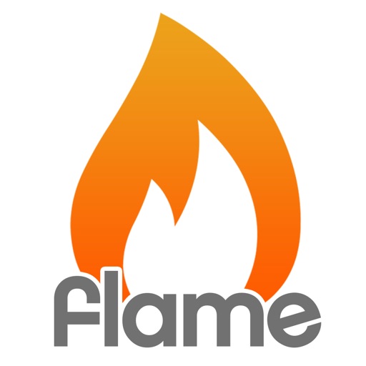 What apps have a flame icon?