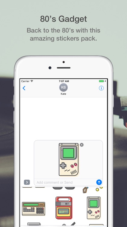 80's Gadget Stickers Pack